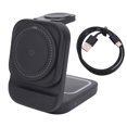 thumbnail image 2 of 3 in 1 Magnetic Wireless Charger, 15W Fast Charging Efficient Multifunctional Wireless Charger Space Saving  for Mobile Phone, 2 of 7
