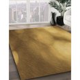 thumbnail image 3 of Ahgly Company Tapis d'Intérieur Ronds Transitionnels Lavables à la Machine, Brun Selle, 4 Pieds Rond, 3 of 7