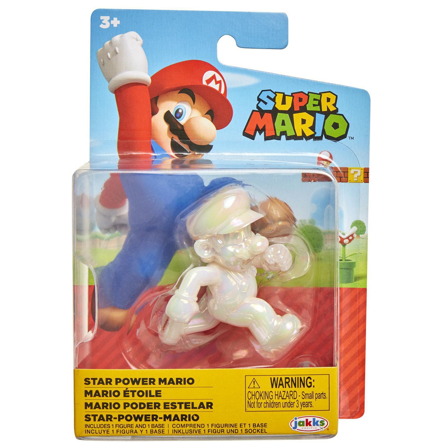 2.5po figurine Nintendo - pouvoir d'étoile courir Mario