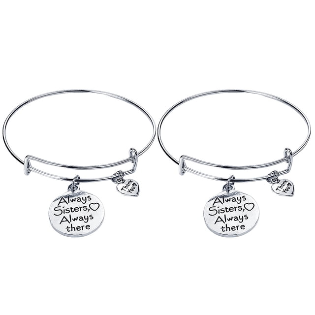 CIMAXIC 2 Pcs Bracelet Réglable Chaîne de Poignet Créative Bijoux de Poignet Décoratifs, 2.56"X2.56"X0.2"