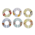 thumbnail image 2 of Baby Clothing Closet Rack Size Dividers Hangers Separator 6pcs with sizes, 2 of 8