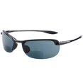 thumbnail image 3 of "The Raptor" Polarized Bifocal Lightweight Sunglasses for Men and Women - Black - 2.50, 3 of 5