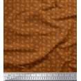 thumbnail image 1 of Soimoi Cotton Jersey Fabric French Horn Musical Instrument Print Fabric by Yard 58 Inch Wide, 1 of 3