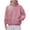 Pink, variant on LUOGENLI Mens Hoodies Blanket Men's Casual Pullover Hoodie Solid Color Loose Fit Pocket Winter Sweatshirt Comfortable Soft Fabric for Daily Wear Mens Hoodies Black Camo Brown Size XXL