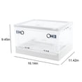 thumbnail image 3 of EGNMCR Storage Bins With Lids - Collapsible Storage Bins, Plastic Storage Bins For Closet Organizer, 28L Folding Storage Box, Stackable Toy Storage Bins,, 3 of 6