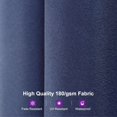 thumbnail image 3 of PURPLE LEAF 15ft Double-Side Patio Umbrella with Base and Solar Lights Outdoor Market Table Umbrella with Crank Handle Rectangle Umbrella for Backyard Garden Pool Deck, Navy blue, 3 of 9