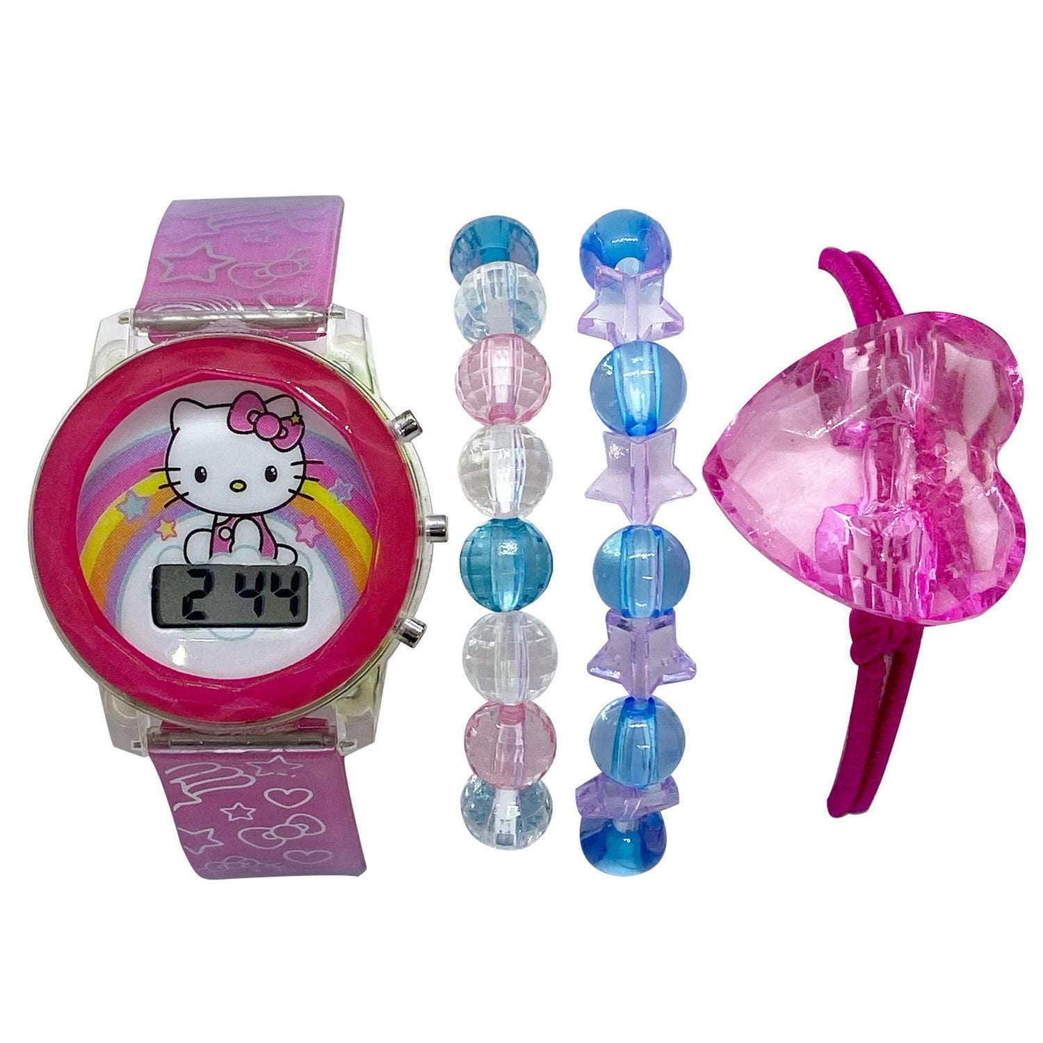 LOL Surprise! pour filles Montre à affichage numérique clignotant avec ensemble de bracelets