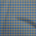 thumbnail image 1 of oneOone Cotton Flex Medium Blue Fabric Check Craft Projects Decor Fabric Printed By The Yard 40 Inch Wide, 1 of 4