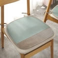 thumbnail image 4 of Zenithome Coussin de Siège Rafraîchissant en Lamelles de Glace avec Endos Antidérapant et Attaches, Coussin de Chaise de Bureau Moderne 17x17 Pouces pour Usage Intérieur Extérieur, Soutien de Confort Épais, 4 of 7