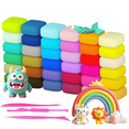 thumbnail image 1 of 36 Colors Air Dry Clay,Magic Modeling Clay with Tools,Ultra Light DIY Modeling Clay for Kids,Children,DIY Crafts,Art, 1 of 6