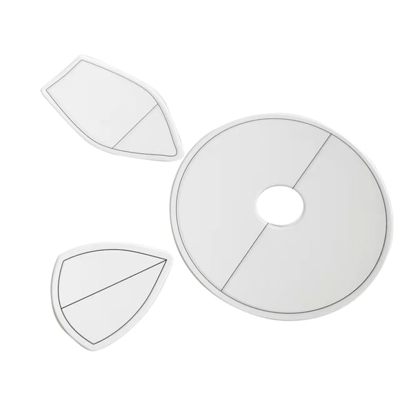 3-piece Special-shaped Hollow Sewing Kit Patchwork Template DIY