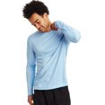 thumbnail image 1 of Hanes Mens Sport FreshIQ Cool DRI Long Sleeve Tee 2-Pack, 2XL, Light Blue, 1 of 5