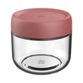 thumbnail image 2 of COFEST Overnight Oatmeal Jars with Sealing Lids, 280ml Mason Jars, Glass Yoghurt Jars Sealed Leak Proof Glass Food Storage Containers for Oats Flour Cereals Biscuits Watermelon Red, 2 of 7