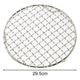 thumbnail image 1 of BUYISI Filet de Barbecue Rond en Acier Inoxydable 15Cm-60Cm avec Pied, Grille de Refroidissement, Support de Barbecue pour Camping Extérieur 29.5cm, 1 of 7