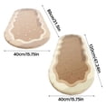 thumbnail image 3 of VogueV Faux Sheepskin Rug - Soft Cream Bedroom Carpet for Floor Decor Coffee, 3 of 4