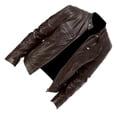 thumbnail image 2 of Thinsony Cotton Mens Motorbike Jacket Windproof Warm Multi Front Pockets Wide Application Motorcycle Jacket brown M, 2 of 6