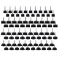 thumbnail image 1 of 80Pcs High Heel Tip TPU Polyurethane Iron Mute Convenient Comfortable Shoes Repairing Accessories, 1 of 14