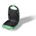 thumbnail image 1 of Ricardo Mini Waffle Maker, Non-Stick Plates, Quick Honeycomb Waffles, Compact Vertical Storage, Easy to Clean, 520W, Green, 1 of 5