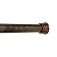 thumbnail image 1 of Tailor & Taylor 1 Inch Decorative Curtain Rod, 72 inches Width Windows Rod with Y Style Bracket with Metal Wall Mount Brackets Finials for Living Room, Kitchen and Windows (Walnut), 1 of 1