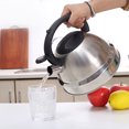 thumbnail image 3 of Whistling Teapot, Safe Stove Top Tea Kettle Practical Easy To Clean Rust Free  for Gas Stove, 3 of 8