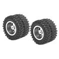 thumbnail image 4 of Keenso 2Pcs RC Pneu Arrière Double Roue 55mm Dia pour WPL D12 1/10 Camion à Télécommande, Roue RC pour WPL, Pneus Arrière RC, 4 of 7