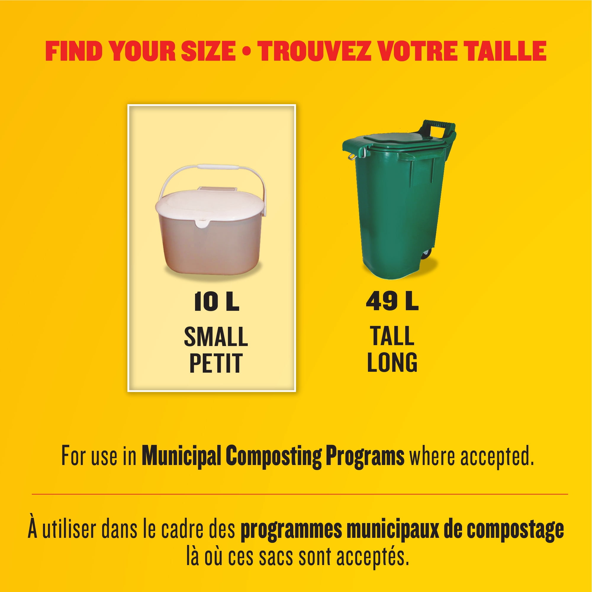 Glad Certified Compostable Bags - Small 10 Litres -