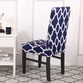 thumbnail image 4 of RisingPro Spandex Stretch Wedding Banquet Chair Cover Morocco Party Decor Dining Room Seat Cover, 4 of 6