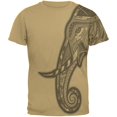 thumbnail image 1 of T-shirt Homme Éléphant Mosaïque Tribale, 1 of 1