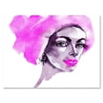 thumbnail image 2 of Designart Afro American Woman Fashion Portrait Canvas Wall Art, 2 of 4