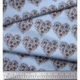 thumbnail image 3 of Soimoi Velvet Fabric Pizza Food Printed Fabric 1 Yard 58 Inch Wide, 3 of 3