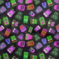 thumbnail image 1 of oneOone Viscose Chiffon Green Fabric Halloween Craft Projects Decor Fabric Printed By The Yard 42 Inch Wide, 1 of 4