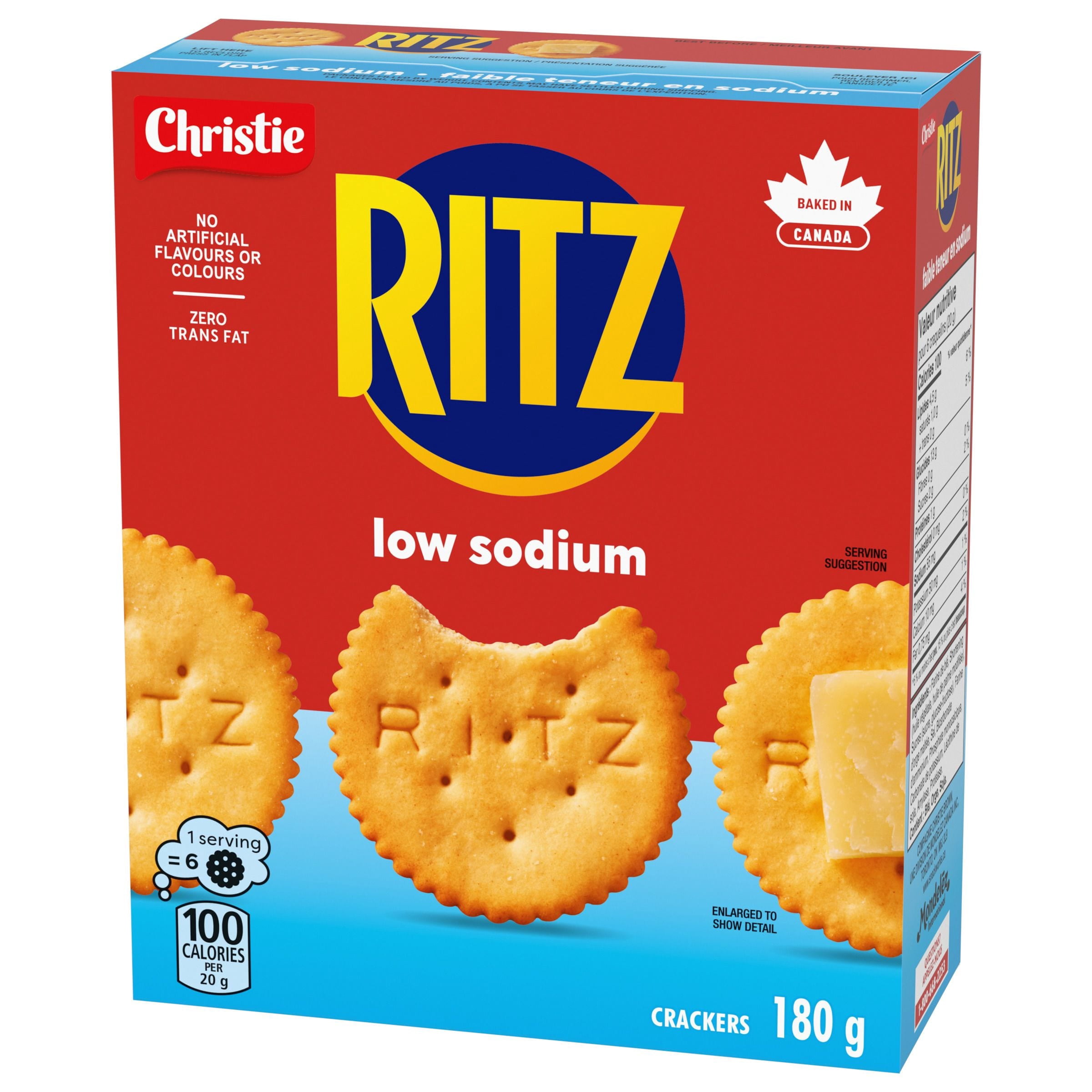 Craquelins RITZ Faible teneur en sodium