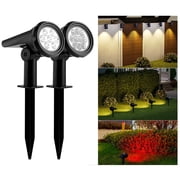 Sentmoon Solar Lights Yard Decorations Outdoor Solar Courtyard Lights Outdoor Waterproof Spotlights Lights Floor Mounted Garden Lights Tree Lights