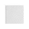 thumbnail image 1 of FASÄDE Easy Installation Echo Gloss White Wall Panel Sample (12" X 12" Sample), 1 of 1