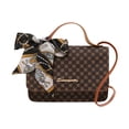thumbnail image 2 of Vaidha One Shoulder Crossbody Bag Leather Large Capacity Multi Compartment Women Bag, 2 of 3