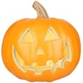 thumbnail image 1 of 9” Lighted Blow Mold Pumpkin Traditional Happy JOL, 1 of 1