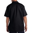 thumbnail image 3 of Dickies Mens Short-Sleeve Work Shirt, 2T, Black, 3 of 3