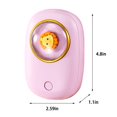 thumbnail image 3 of Portable Type-C Rechargeable Hand Warmer with Two-Speed Thermostat Adjustable Heating for Personal Warmth, 3 of 8