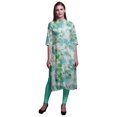thumbnail image 1 of Bimba Kurtis Droits Imprimés pour Femmes, Tunique Indienne Mandarin à Boutons XXX-Large, 1 of 6