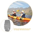thumbnail image 3 of OFFIGAM Grey Waterproof Cloth Boat Cover with Adjustable Straps Fits Fishing Boats Kayaks and Small Boats, 3 of 6