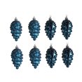 thumbnail image 2 of 8 Pieces Christmas Tree Decorations with Cone Pendant, Christmas Decoration Blue A, 2 of 9