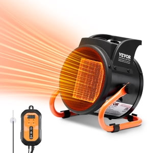 SKYSHALO Chauffe- serre, 1500W PTC avec thermostat, chauffage rapide & Caractéristiques de sécurité, 3-Speed Petit ventilateur de chauffage, Portable pour la Maison Verte, Salle Fleur, Bureau