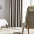 thumbnail image 4 of Bouclair Beige Chambray Blackout Curtain 52x84 in (132x213 cm), 4 of 10