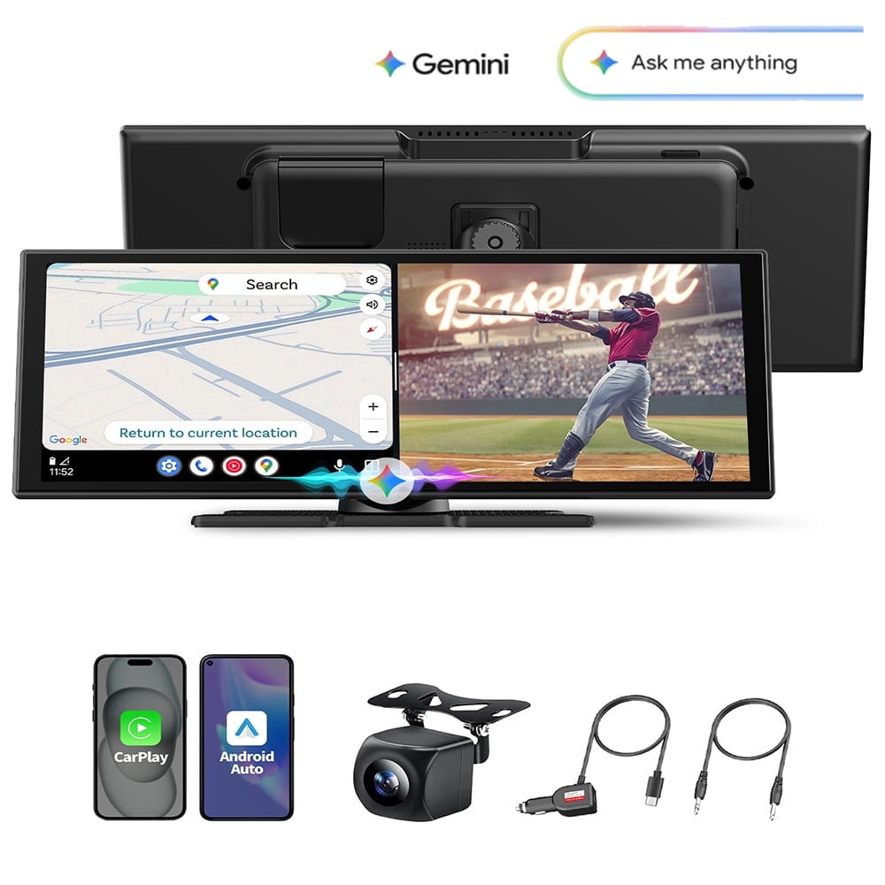 Ottocast 11.4' Wireless Carplay Screen for Car, Ottoscreen-AI, AI