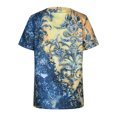 thumbnail image 4 of Blouse d'Été Grande Taille à Manches Courtes pour Femmes, Décontractée, Ample, Imprimé Floral, Col Rond, T-Shirt Imprimé à Manches Courtes, Col en V, T-Shirt pour Femmes en Liquidation, 4 of 7