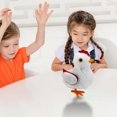 thumbnail image 3 of Electronic Walking & Chirping Chicken Plush Toy, Interactive Pet Companion for Kids, Battery-Powered Stuffed Animal, 3 of 8