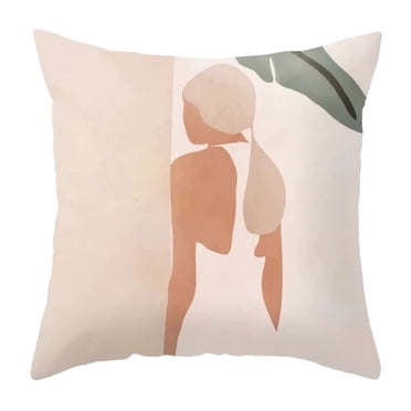 adviicd Pillowcase Modern Pillowcase Decorative Outdoor Linen Square Pillowcase For Sofa Sofa Beds And Cars 18x18 Inches (45 X 45 Cm)