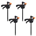thumbnail image 3 of XZNGL 91mm Wood Working Bar F Clamp Clamps Grip Ratchet Quick Release Fixed 4PC, 3 of 8