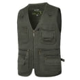 thumbnail image 2 of TIMIFIS Mens Mesh Outdoor Work Fishing Travel Photo Cargo Vests Summer Casual Work Multi Pockets Breathable Waistcoat JacketFall, 2 of 7
