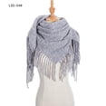 thumbnail image 1 of Dvkptbk Foulards pour Femmes Mode Hiver Femmes Foulard Colorée Décontractée Foulard à Franges Châle Vêtements en Liquidation, 1 of 5